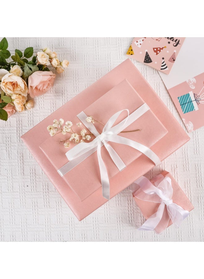 Pink Matte Wrapping Paper,Solid Color Pearly-Lustre Paper,Gift Wrapping Paper,Perfect for Wedding,Valentine's Day,Birthday,Christmas,Baby Shower,DIY Bouquet (17 Inches X 32.8 Feet) - Image 5